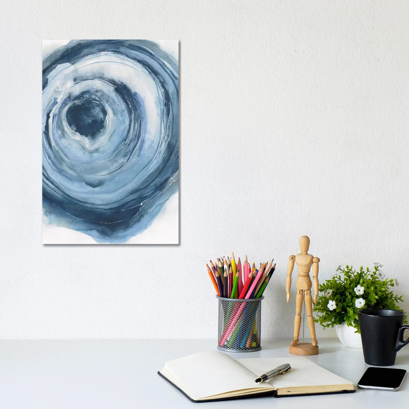 Watercolor Geode III by Chris Paschke - Gallery-Wrapped Canvas Giclée on Canvas, 20.32 cm H x 30.48 cm W, No Frame