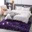 Plush Faux Sheepskin Grape Shag Area Rug-87376703