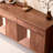 Black walnut solid wood simple style sideboard