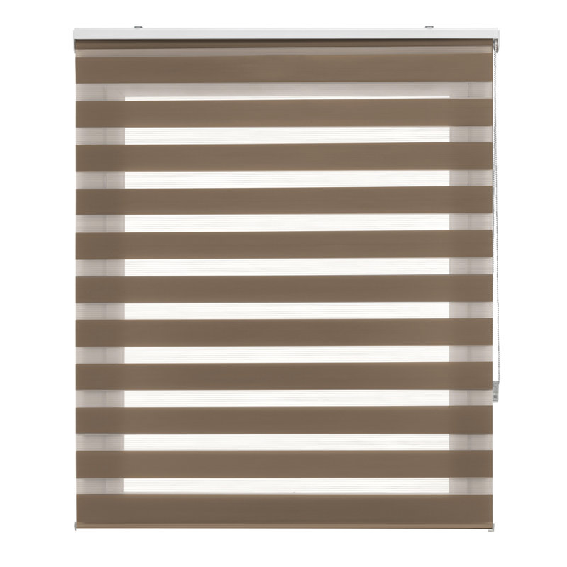 Semi Sheer Zebra Shades, 120x250, brown