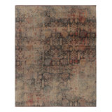 Modern Classics Hand Knotted Area Rug in Beige/Brown, Red, Blue, Cream/White, Orange, Pink, Gray/Silver
