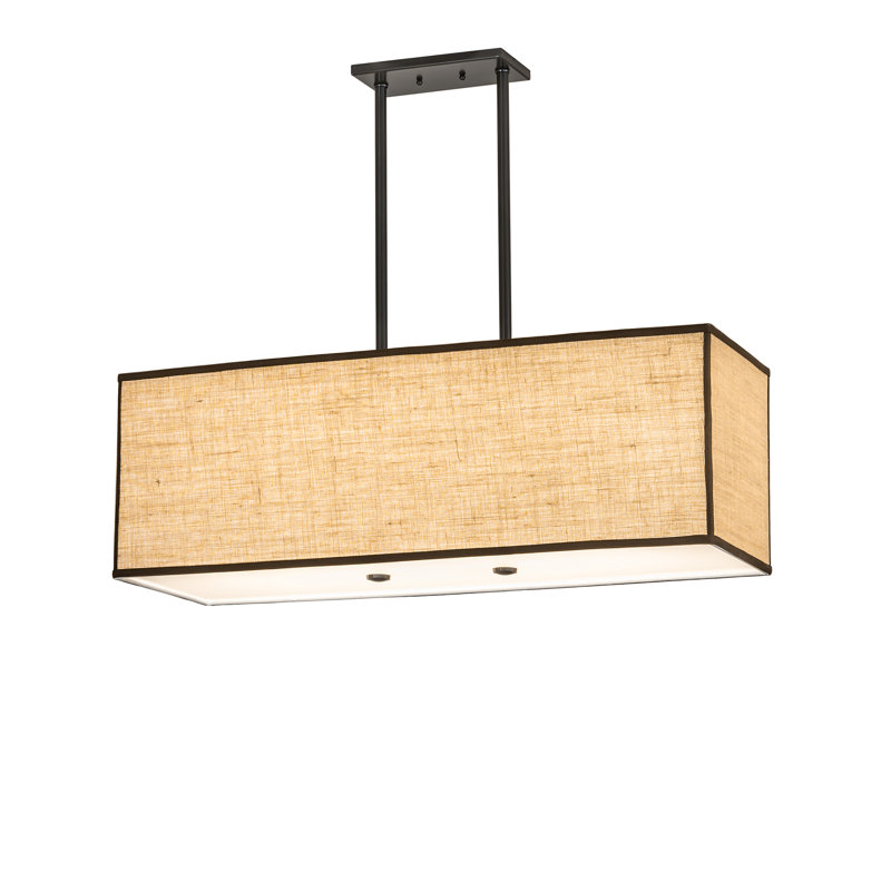 36" Long Quadrato Lounge Oblong Pendant