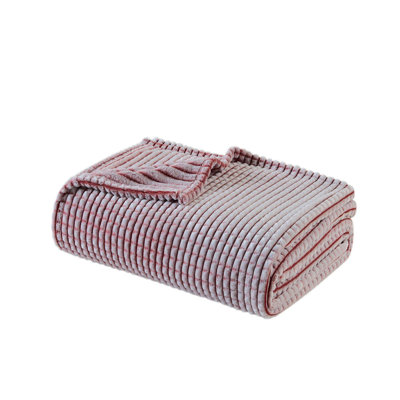 Carved Plush Blanket Twin