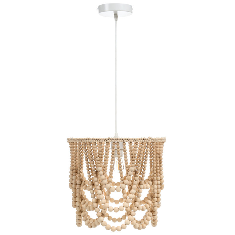 1 Light Chandelier, 32 cm H x 36 cm W x 36 cm D