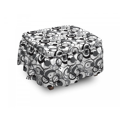 Box Cushion Ottoman Slipcover