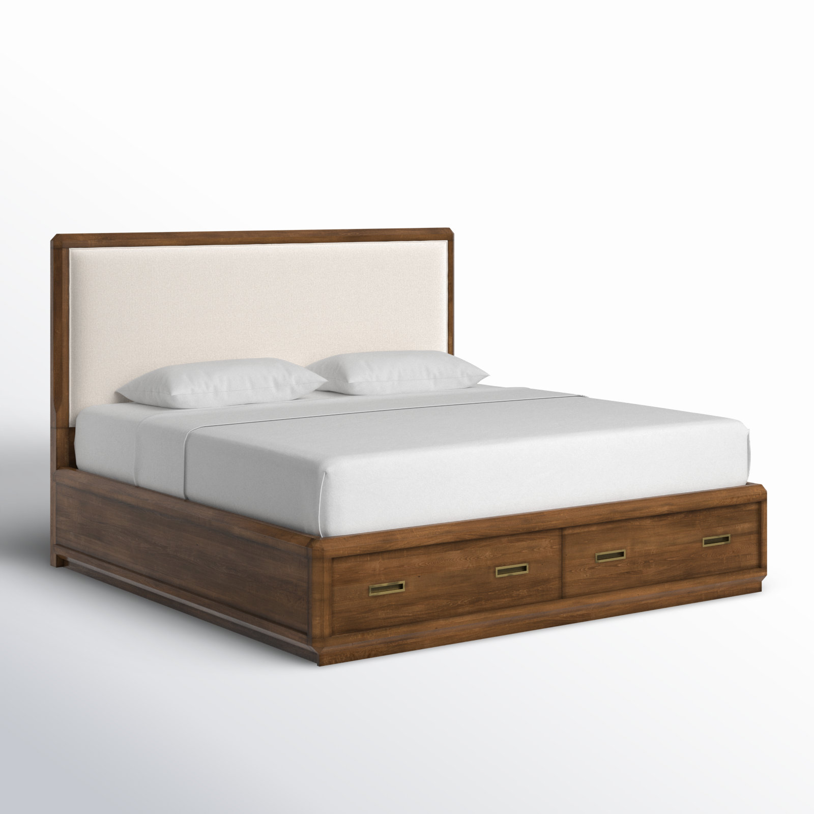 Upholstered Storage Bed, King