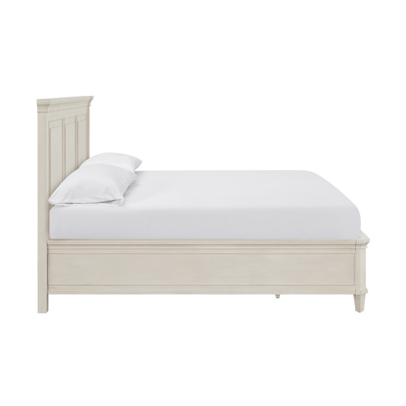 Birchaven Panel Storage Bed King, Ivory, Queen