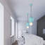 Luminaire suspendu sphérique moderne 1 lumière 9 pouces Donut