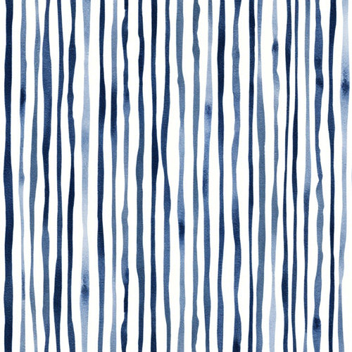 Rideau de douche Ninola Design, Rayures bleues
