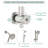 Multifunction 4.7" Dual Shower Head Round Shower-77055387