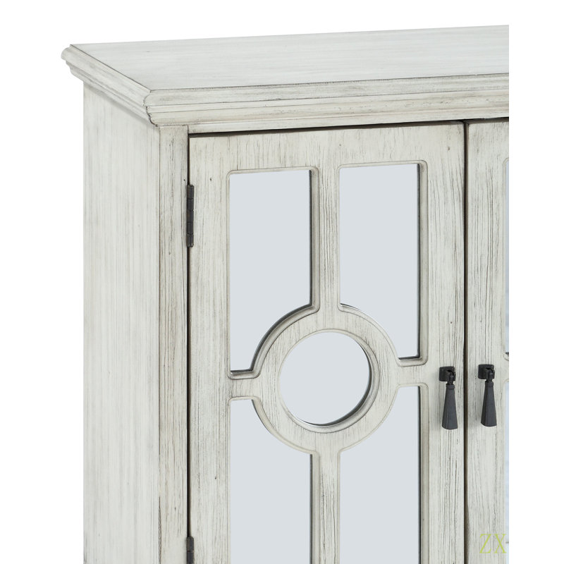 Armoire de rangement classique classique antique 1Pc, Blanc antique