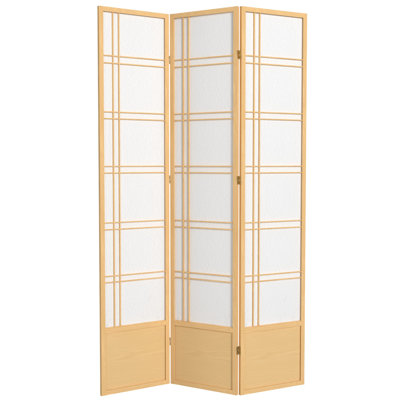 83.5" Double Cross Shoji Room Divider