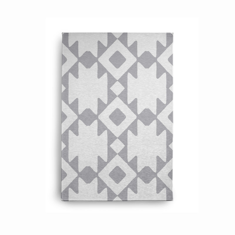Chenille Geometric Indoor Rug, Rectangle 3' x 5'