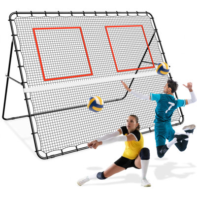 Filet rebondissant multisports 9 pi x 7 pi pour l'entraînement en équipe