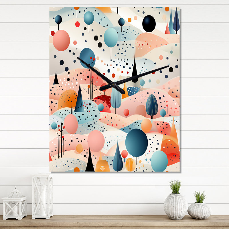 Jalique - Horloge murale moderne, H 40 po x l 10 po x P 1 po