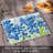 BlueBonnet Field 3mm Tempered Glass Cutting Board 15" x 12"