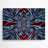Op Art 58 Purple Metal Wall Art