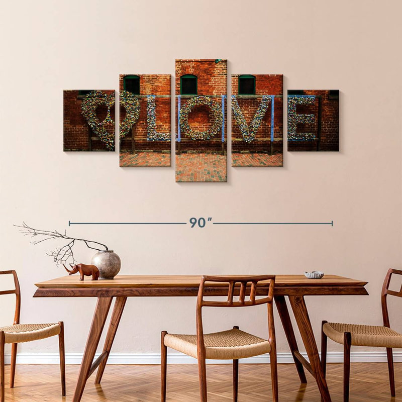 Lidya Locks, 42" H x 92" W