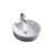 Modern Vitreous China Circular Vessel Bathroom Sink