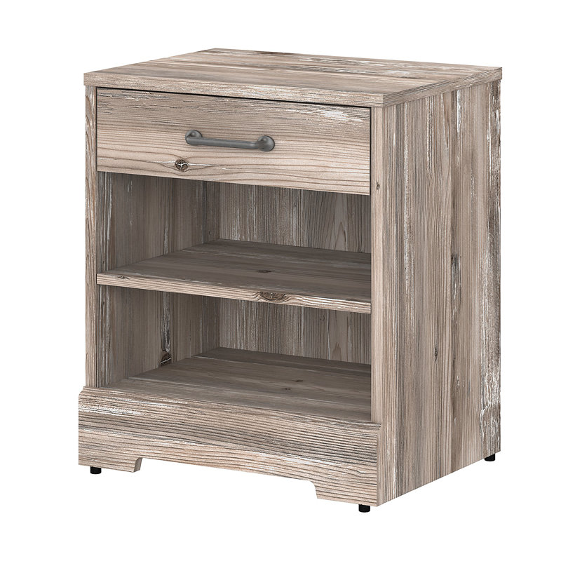 River Brook Bedroom 21.06'' W Nightstand, Barnwood