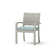 Ehrenfried Powder Coated Aluminum Outdoor Stacking Dining Armchair with Cushion