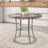 Kasandra 36” Round Dining Table for 4 People, Gray Wood Grain Kitchen Table with Metal Base, Space Saving Circle Dinner Table, Small Space Wood Kitchen & Dining Room Tables for Breakfast Nook, Apartment, Dining Room, Living Room-1282729838