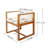 Mulry Solid Wooden Dining Chairs With Cushion-106384958