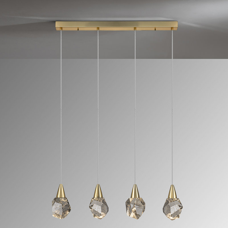 Blithedale 3 - Light Dome Pendant, Gold