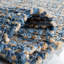 Tapis naturel / bleu en denim de coton / jute tissé à la main de 0,4 po Arria-52460265
