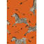 Papier peint zèbres avec flèches orange