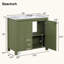 Organisateur de meuble-lavabo avec lavabo Retro-1486648715
