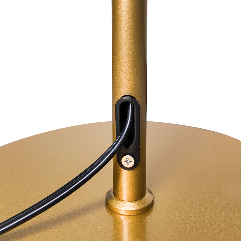 Lampe sur pied à branches modernes avec abat-jour en verre givré 4