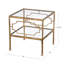 Genell Glass End Table
