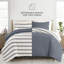 Ensemble de housse de couette 3 pièces à motif ultra doux - Serenity-128498290-128498297