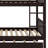 Wood Bunk Bed With Trundle, Convertible Into 2 Individual Single Beds-809406568