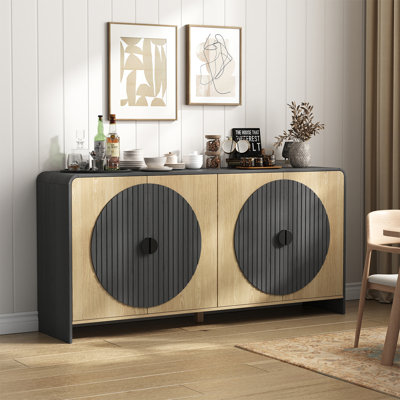 Ludlow Reeded 4-Door Sideboard by George Oliver