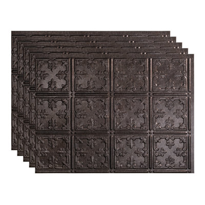 Ensemble de dosseret décoratif en vinyle style traditionnel 10 motifs FASÄDE 15 pieds carrés