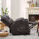 37.8" Wide Soft and Oversize Leather Power Lift Assist Massage Heat Recliner with USB & Dual Cupholders