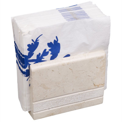 Porte-serviette sur pied en marbre naturel