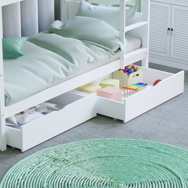 Kaif Underbed Storage Drawers, White
