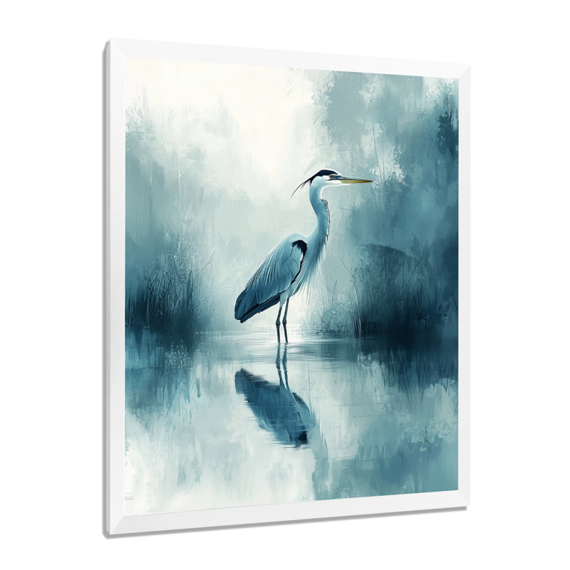 Avenlea - animaux, art mural, H 20 po x l 12 po, Reproduction encadrée d'une seule photo, Blanc