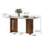 55.12" Modern Rectangular Dining Table for 4-6,Contemporary Sintered Stone Dining Table with Solid Wood Base, Rectangular Kitchen & Dining Room Table-1460395969