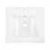 Ancillary 3-Hole 20" Classic Contemporary Rectangular Ceramic Single Sink Basin Vanity Top