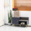 Faux Leather Upholstered Storage Bench
