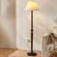 Lampadaires en bois massif 59,06 "brun noisette + beige