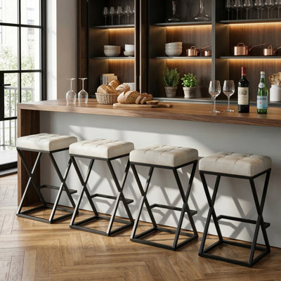 Tabouret de bar Mid-Century 26 po