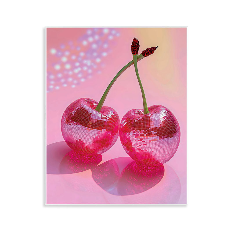 Double plaque murale cerises disco, design by Creative Studio