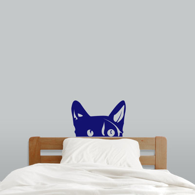 Décalcomanie murale Peeping Cat