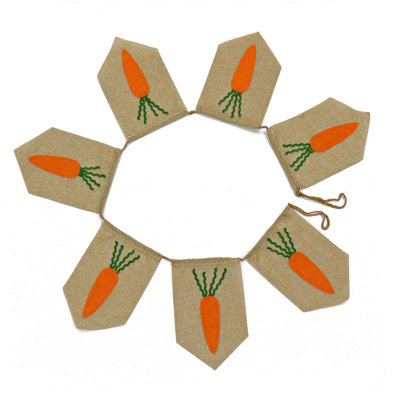70" Carrots Easter Banner