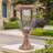 13.78'' Solar Powered Integrated LED Outdoor Table Lamp